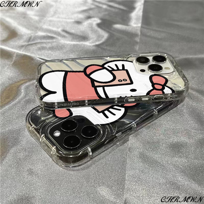 Ốp Lưng Trong SuốT HìNh Con MèO Cho Iphone14Promaxxr 7 / 8 1312 11 / GKYS
