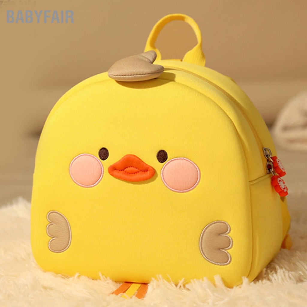 Babyfair Hình Thú Ba Lô Trẻ Em Unisex Đáng Yêu Thoáng Khí Nhẹ Sơ Sinh Đeo Vai Đi Học