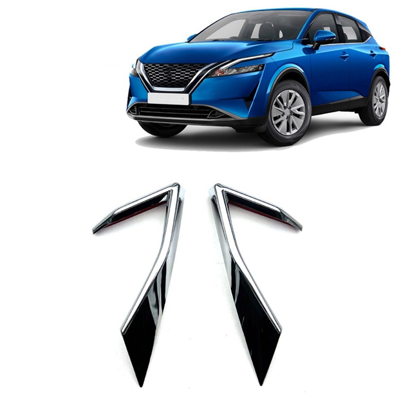 Bộ 2 Khung Gắn Đèn Sương Mù Phía Trước Xe Hơi Thay Thế Chuyên Dụng Cho Nissan Qashqai J12 2022 2023