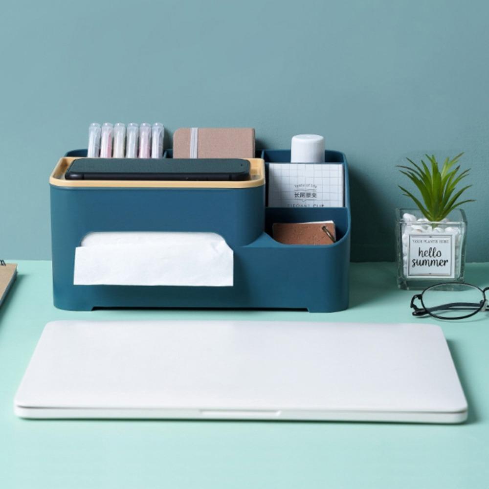 YIYU Hộp Đựng Khăn Giấy Bằng Nhựa Hình Vuông Đơn Giản Cho Văn Phòng