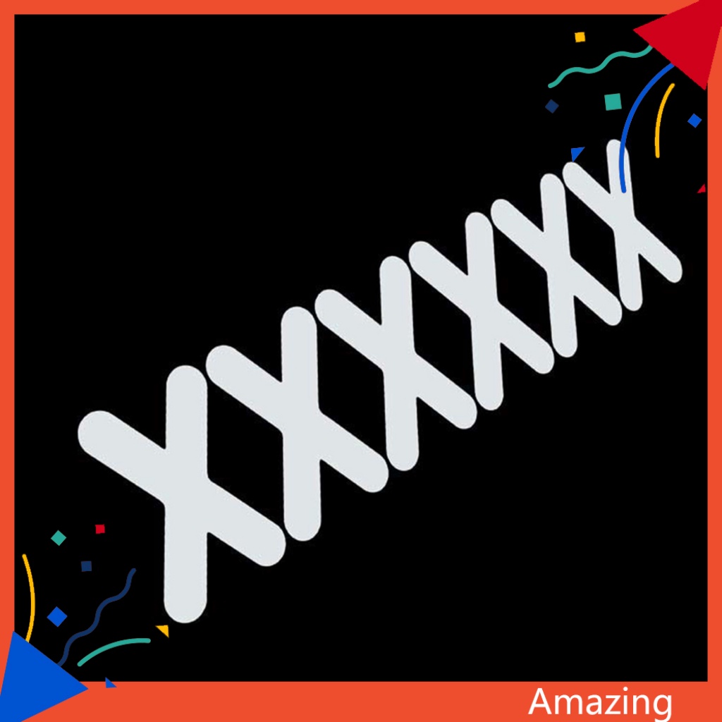 Bộ 6 Miếng Dán Chữ X Chống Bụi Bằng PET Cho Xe Hơi Xe Tải