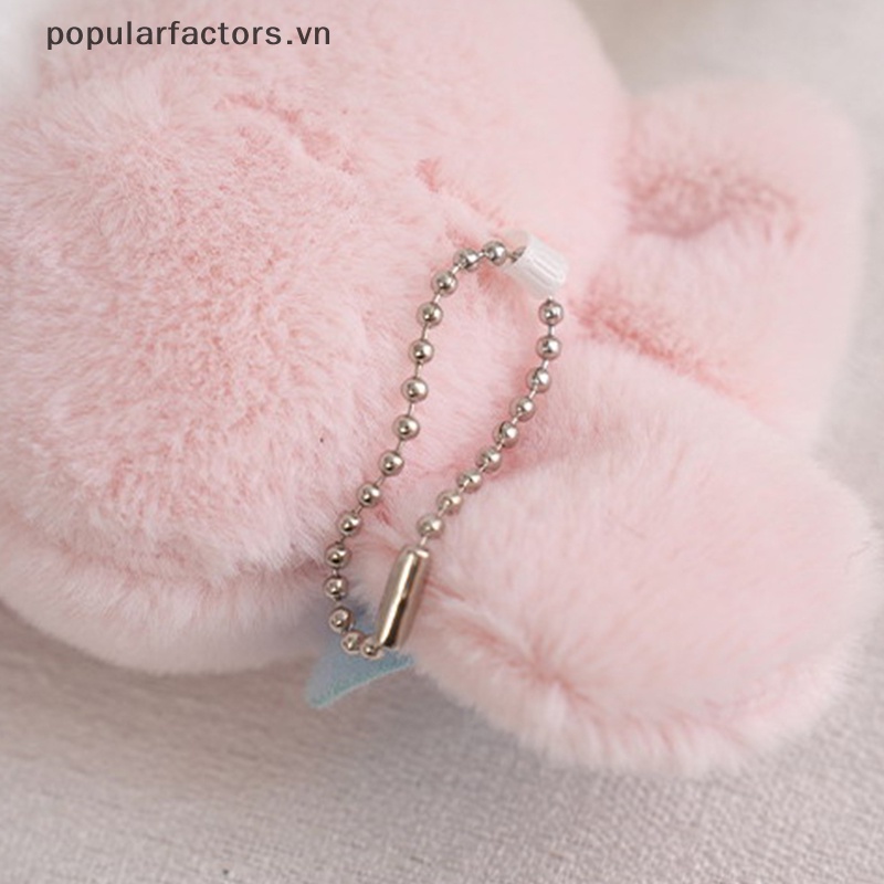 SANRIO Móc Chìa Khóa Hình Mèo Hello Kitty Kuromi My Melody Cinnamoroll Nhồi Bông Dễ Thương