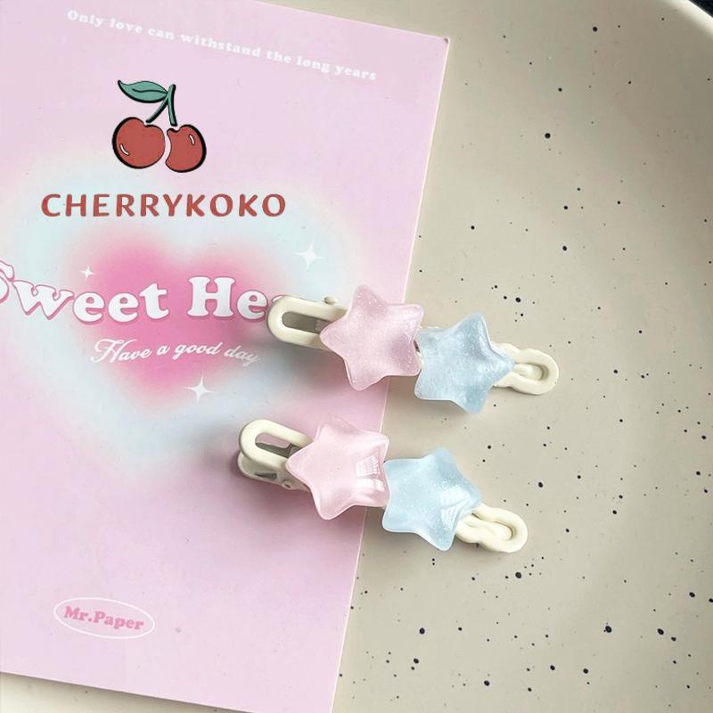 🍒🍒CHERRYKOKO Kẹp Tóc Ngôi Sao Năm Cánh ins Dễ Thương Vui Nhộn Và Ngọt Ngào Cho Nữ