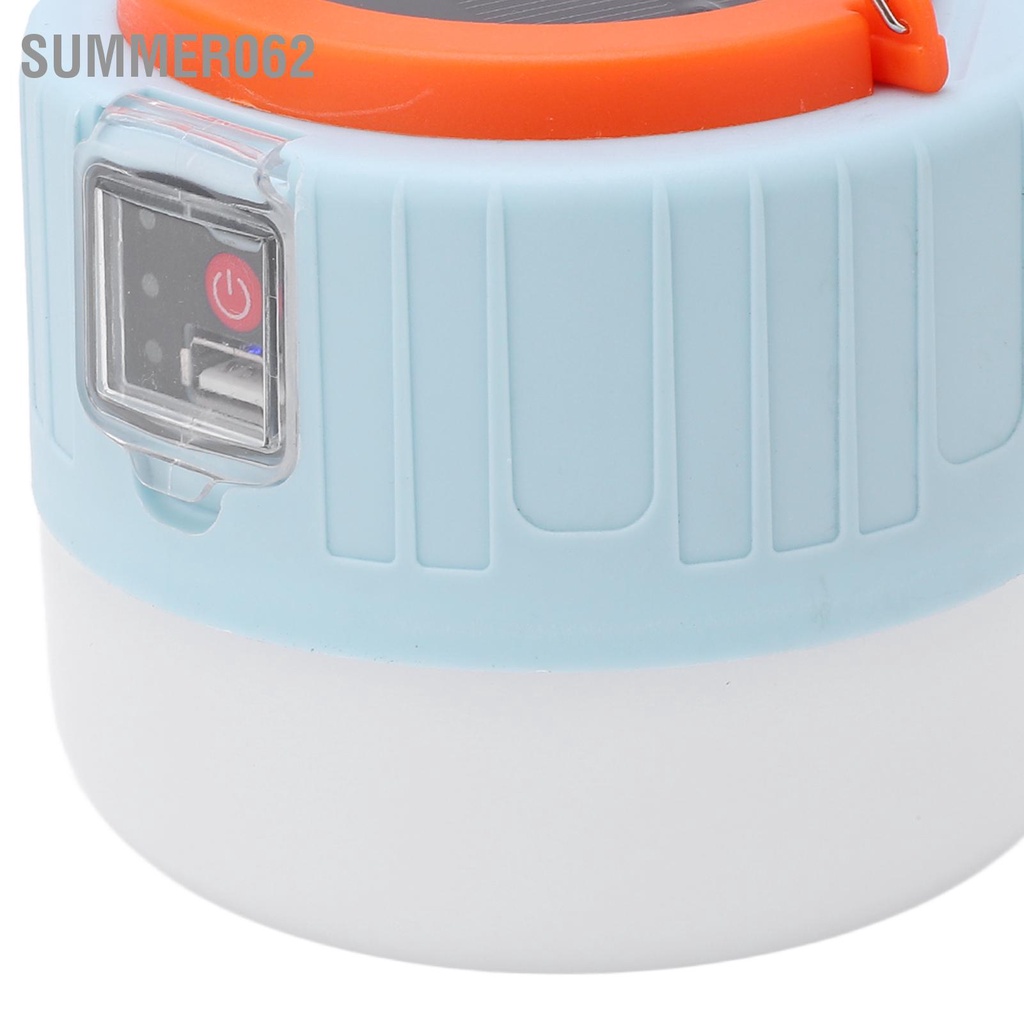 Summer062 Đèn LED Lồng Cắm Trại Đa Năng Chạy Bằng Lượng Mặt Trời Lều Ngoài Cho Chợ Đêm Gian Hàng Khẩn Cấp