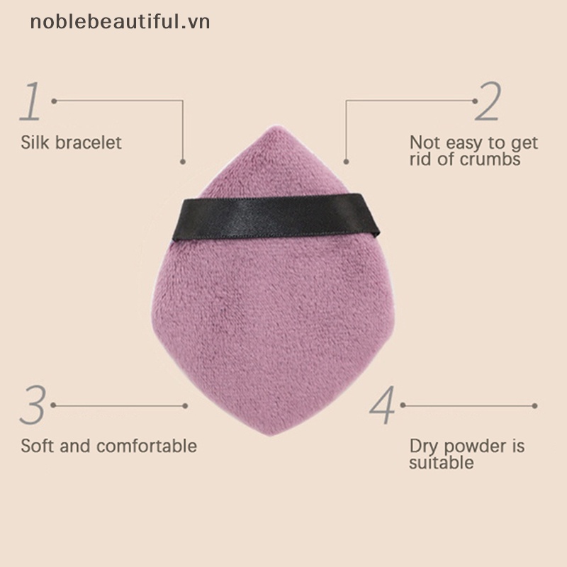 Set 2 Mút Trang Điểm Cotton Mini Hình Viên Kim Cương