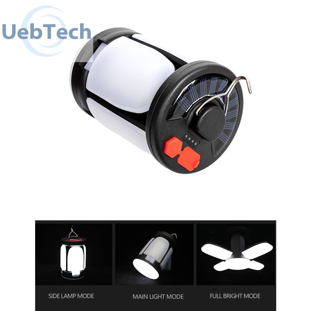 Đèn LED 1800mAh 500LM IPX4 Chống Thấm Nước IPX4 6 Bánh Răng Gấp Gọn Tiện Dụng Cho Câu Cá