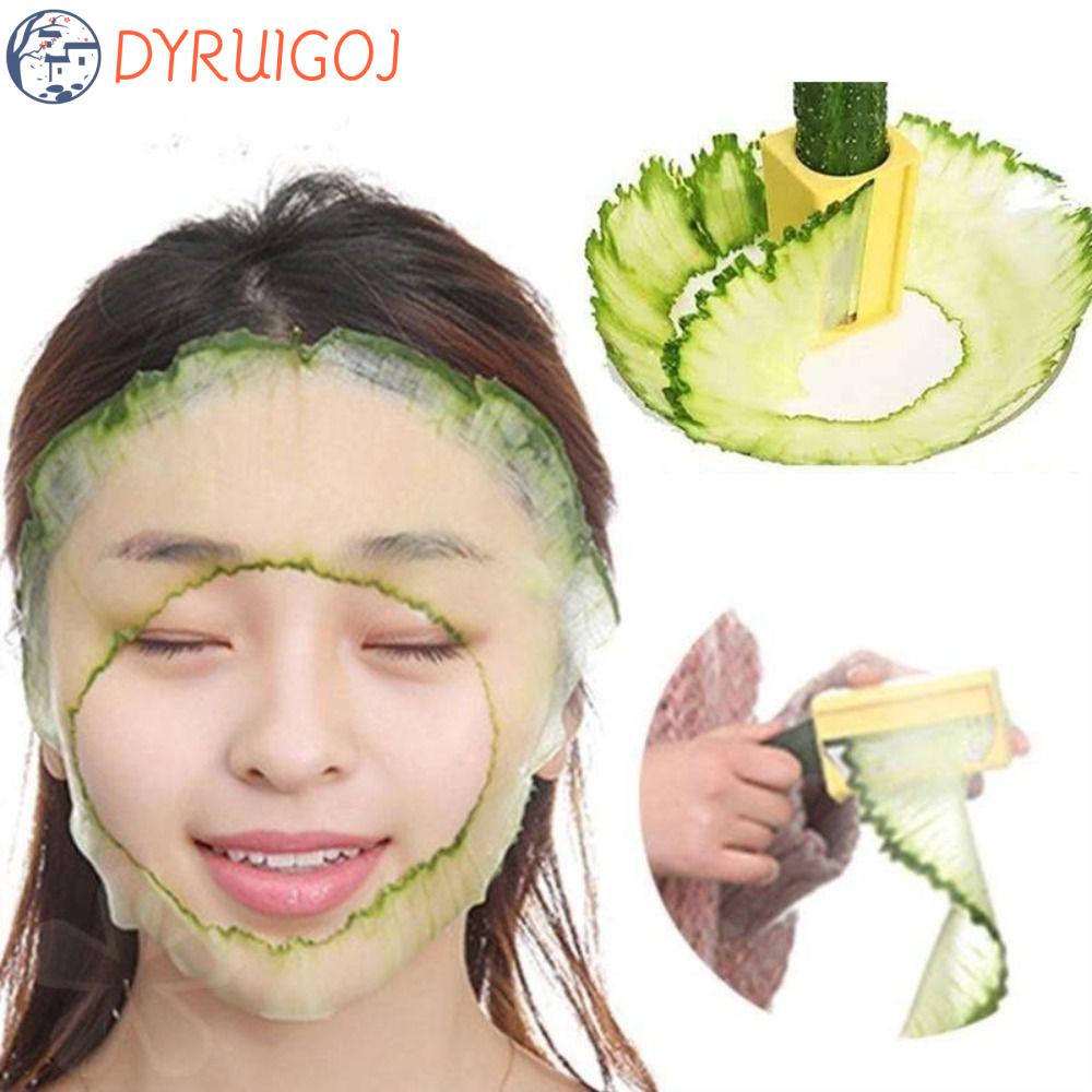 Dụng Cụ Cắt Mặt Nạ DYRUIDOJ Dưa Leo Dưa Leo Xoay Được Đa Chức Năng Kèm Gương Gọt Chăm Sóc Da Mặt Làm Đẹp
