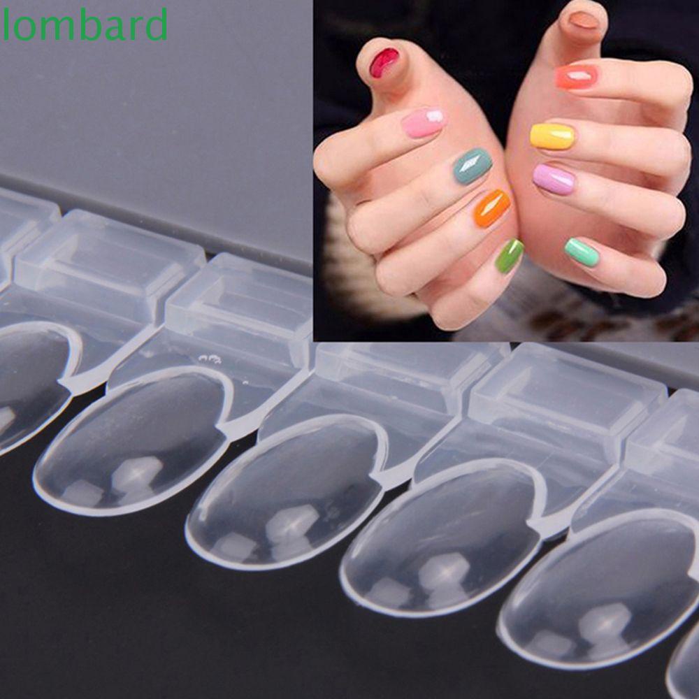 LOMBARD Khay Móng Tay Giả Màu Sắc Tự Nhiên Trưng Bày Chuyên Nghiệp Có Thể Tháo Rời