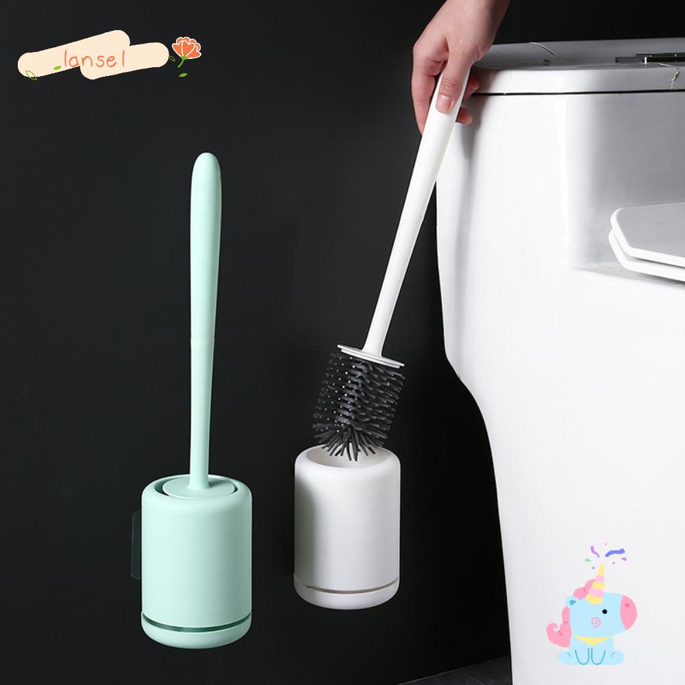 LANSEL Bàn Chải Cọ Bồn Cầu Lông Mềm Nhanh Khô Tiện Dụng