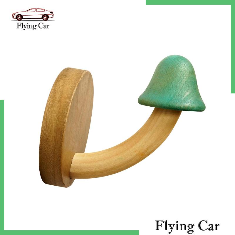 Móc Treo Áo Khoác / Mũ / Túi Xách Bằng Gỗ Kiểu Dáng Dễ Thương Tiện Dụng