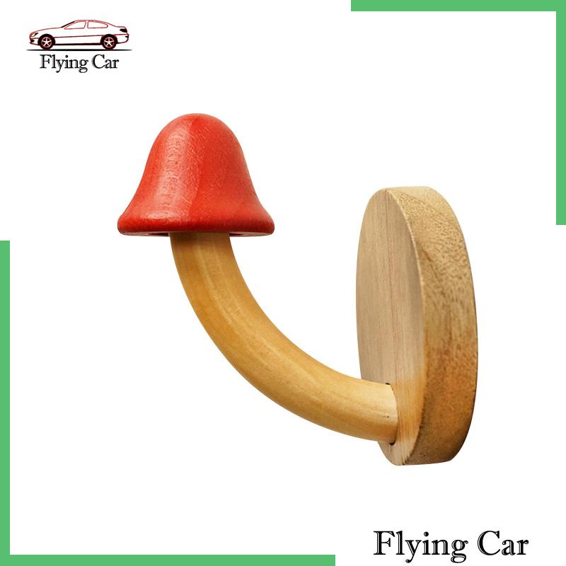 Móc Treo Áo Khoác / Mũ / Túi Xách Bằng Gỗ Kiểu Dáng Dễ Thương Tiện Dụng