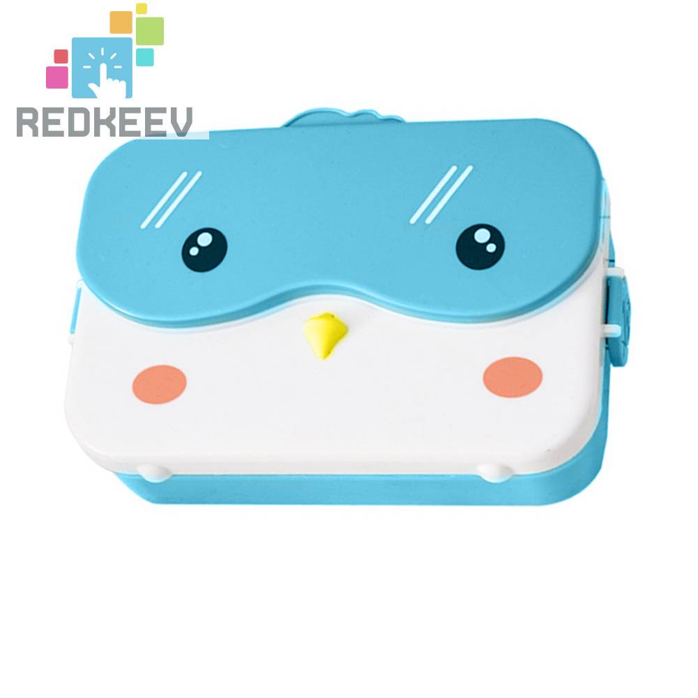 Hộp cơm Cách Nhiệt Chống Tràn In Hoạt Hình Dễ Thương Cho Học Sinh