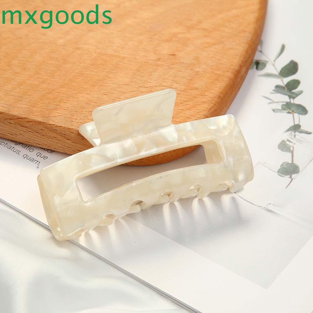 MXGOODS Kẹp Tóc Càng Cua Họa Tiết Da Báo Phong Cách Retro Hàn Quốc Cho Nữ