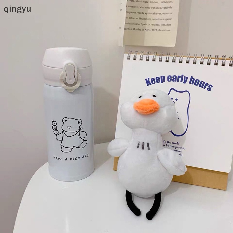 Móc Khóa Vịt Nhồi Bông Mềm Mại Đáng Yêu