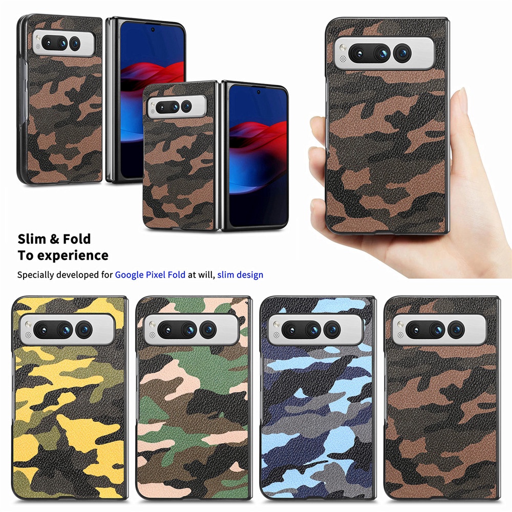 Ốp Lưng Chống Sốc Họa Tiết Rằn Ri Có Thể Gấp Gọn Cho Google Pixel