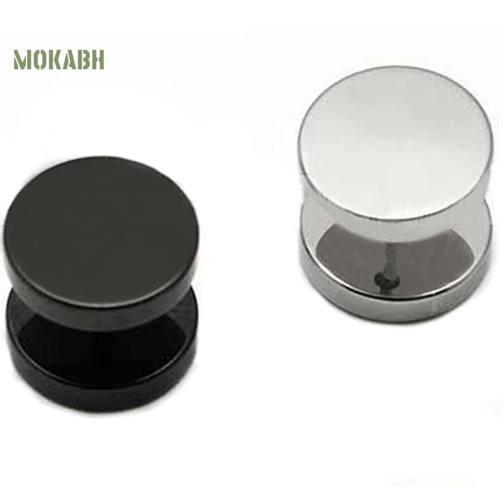 [Mok Abh] Bông Tai Chống Rỉ Sét Phong Cách Punk Gothic Tinh Tế Cho Nam Dự Tiệc