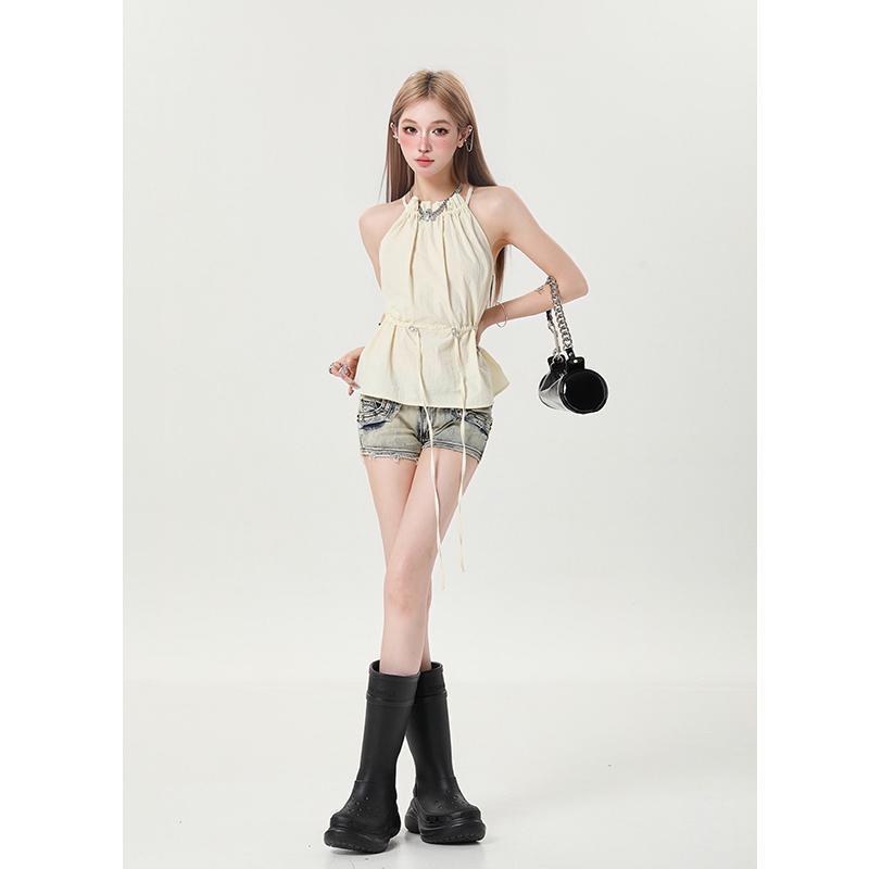 Áo Hai Dây Màu Sắc Thời Trang Quyến Rũ Cho Nữ