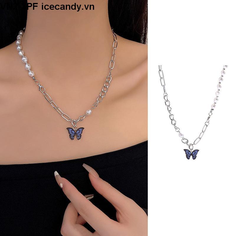 Vòng Cổ Bướm Đẹp Phong Cách Hàn Quốc Cho Nữ