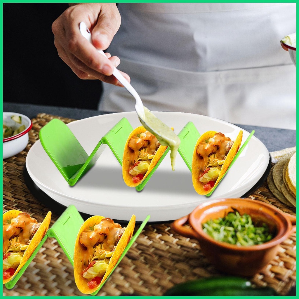 Giá Đỡ Bánh Kếp Taco Hình Tam Giác Từ 3 Hoặc 2 Tacos Mỗi Taco Jwvn