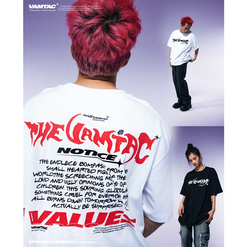 Áo Thun Tay Ngắn VAM-TAC88-2023 Chất Lượng Cao Thời Trang Xuân Hè