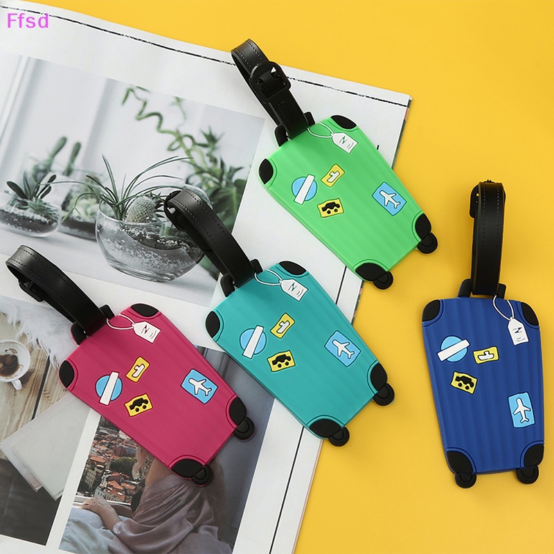 {Ffsd} Thẻ Đánh Dấu Hành Lý Thiết Kế Hoạt Hình Sáng Tạo Dùng Khi Đi Du Lịch * Bán Chạy