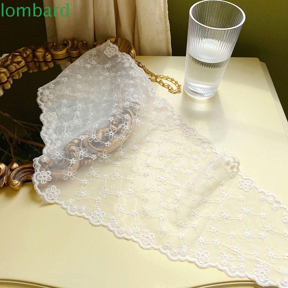 LOMBARD Băng Đô Cài Tóc Bandana Hình Hoa Lá Tam Giác Phong Cách Pháp Cho Nữ
