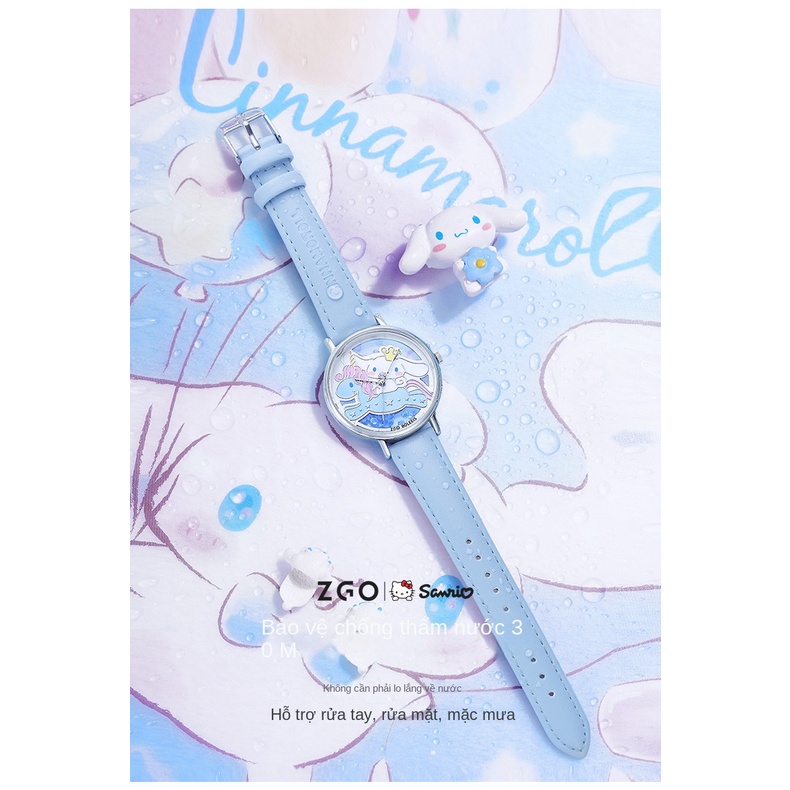 Đồng Hồ Thạch Anh Chống Thấm Nước Hoạt Hình Kuromi Phong Cách Mới Cho Nữ Sinh Trung Học / Trẻ Em / Bé Gái