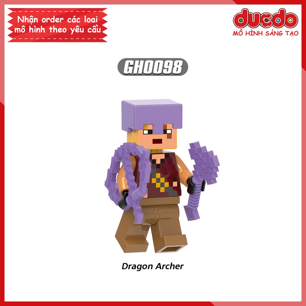 Minifigures các nhân vật Minecraft - Đồ chơi Lắp ghép Xếp hình Mini Mô hình XINH G0113