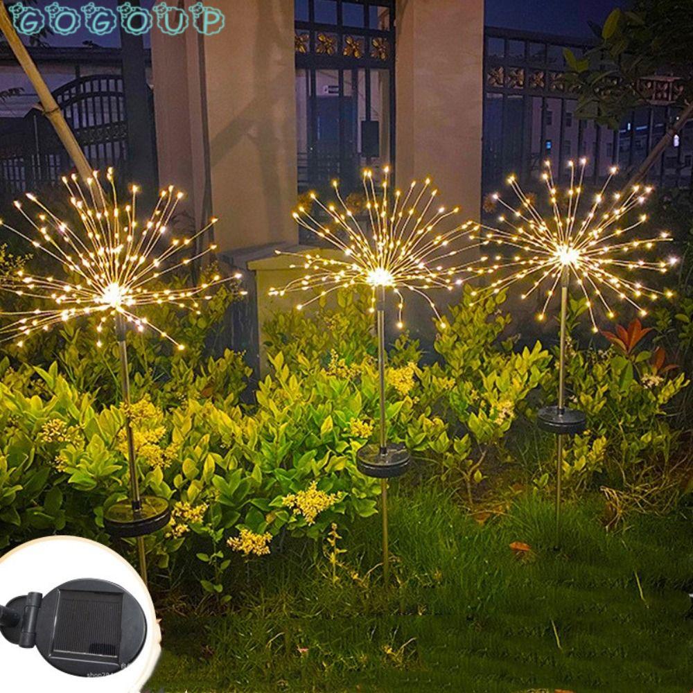 GOGOUP Đèn Led 150 Bóng 8 Chế Độ Hình Pháo Hoa