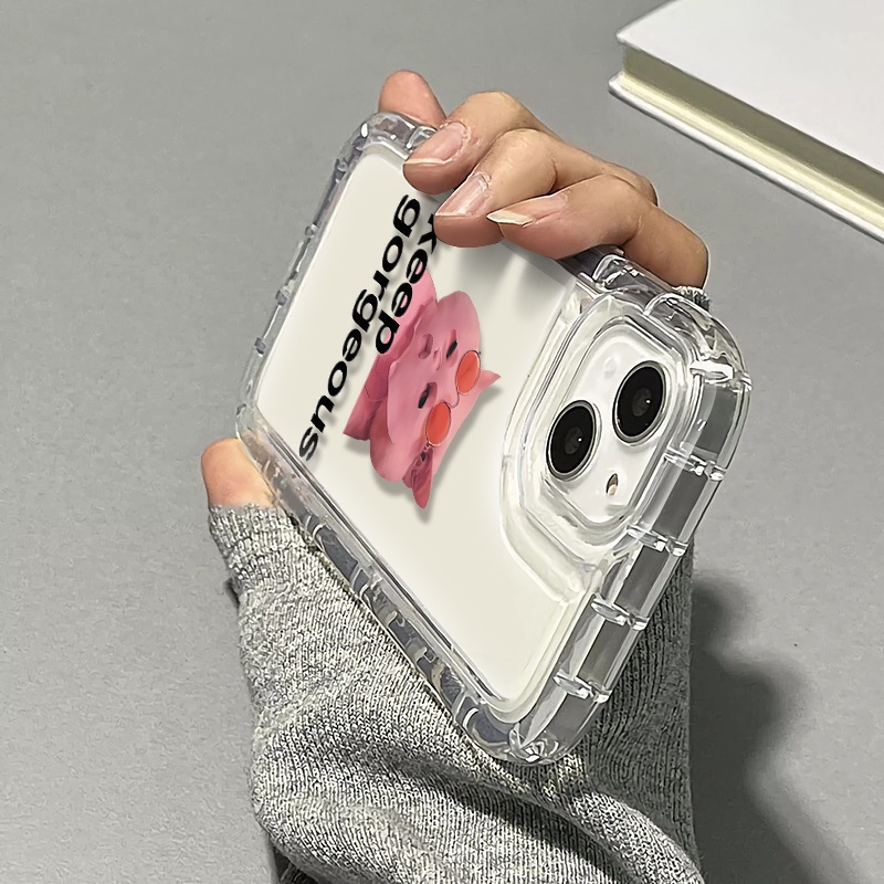 Ốp Điện Thoại TPU Silicon Mềm Trong Suốt Chống Sốc Cho IPhone 11 12 13 14 Pro Max 7 8 Plus X XS XR SE 2020