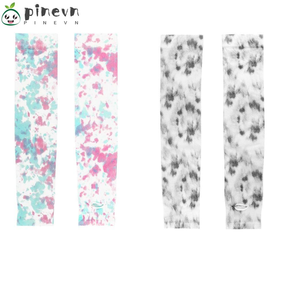 PINEVN Set 2 Cặp Găng Tay Chống Nắng Bằng Lụa Lạnh Dễ Thương Cho Hoạt Động Ngoài Trời