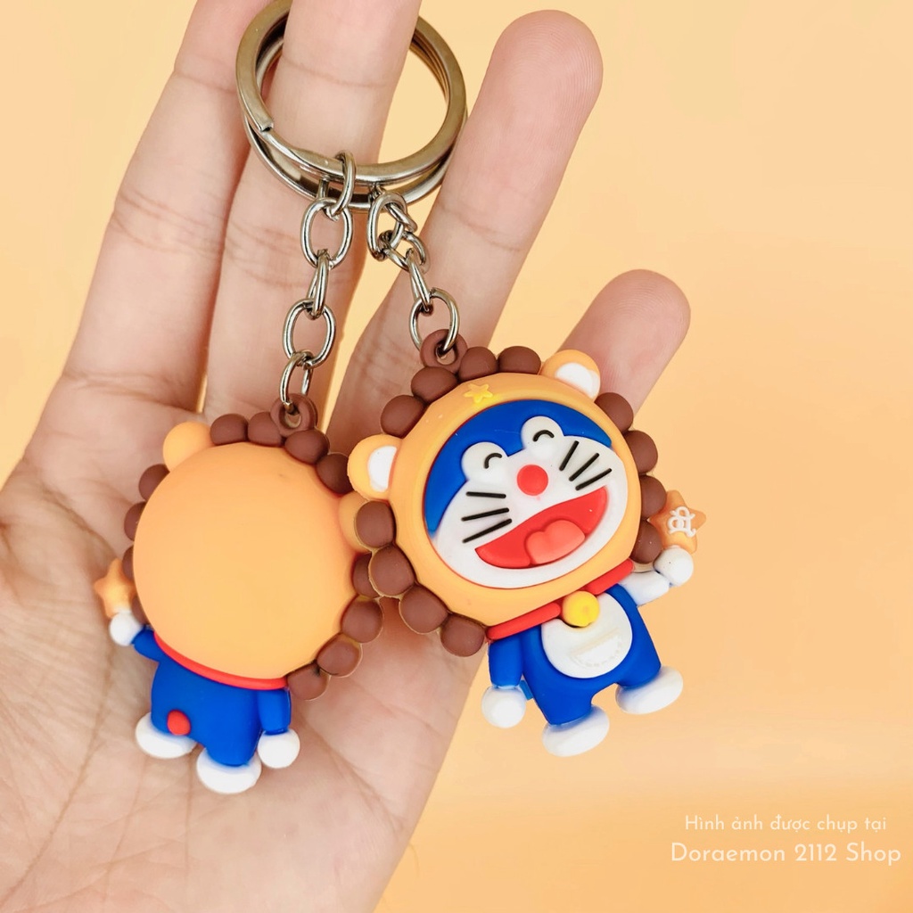 MÓC KHÓA DORAEMON CUNG HOÀNG ĐẠO BẰNG NHỰA SIÊU DỄ THƯƠNG