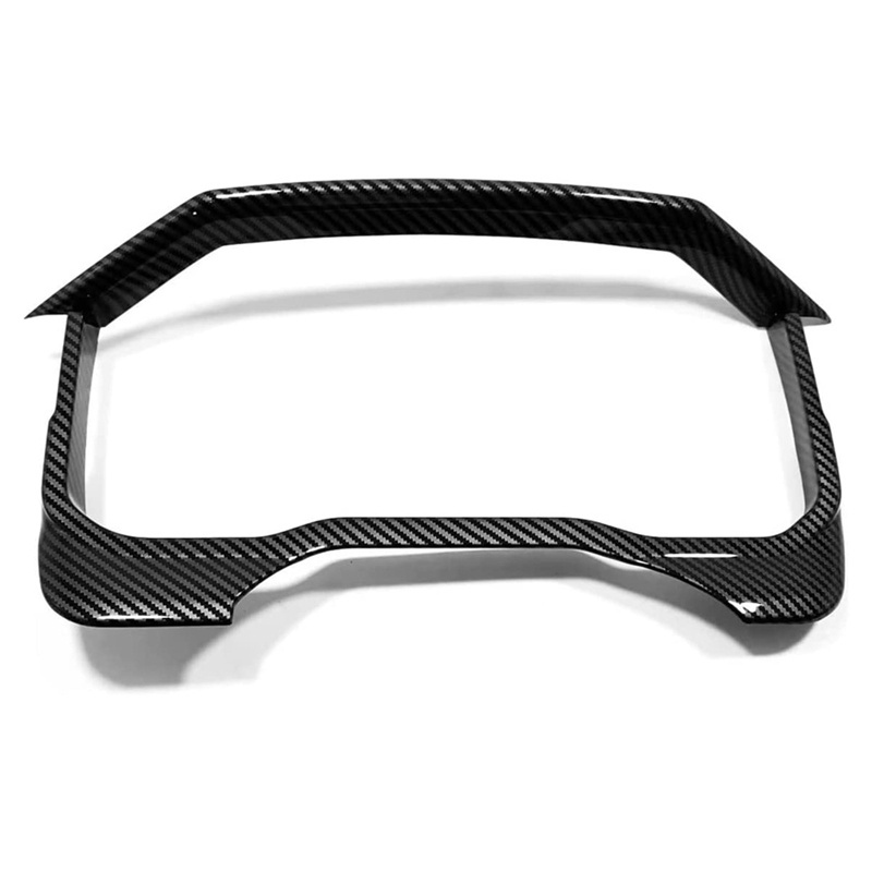 1 Khung Nhựa ABS In Họa Tiết Sợi Carbon Gắn Bảng Điều Khiển Xe Hơi Toyota Tundra 2022 2023