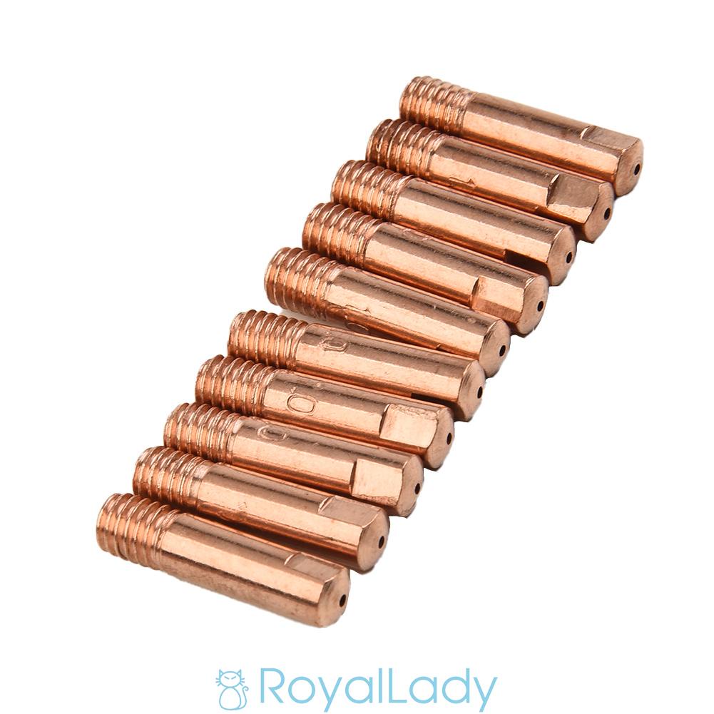 Bộ 10 Giá Đỡ Đầu Đèn Khò Bằng Đồng 0.8 / 1.0 / 1.2mm MB-15AK MIG / MAG M6
