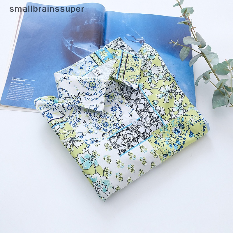 Áo Sơ Mi Dài Tay Dáng Rộng In Họa Tiết Hoa Thời Trang Mùa Hè Cho Nữ