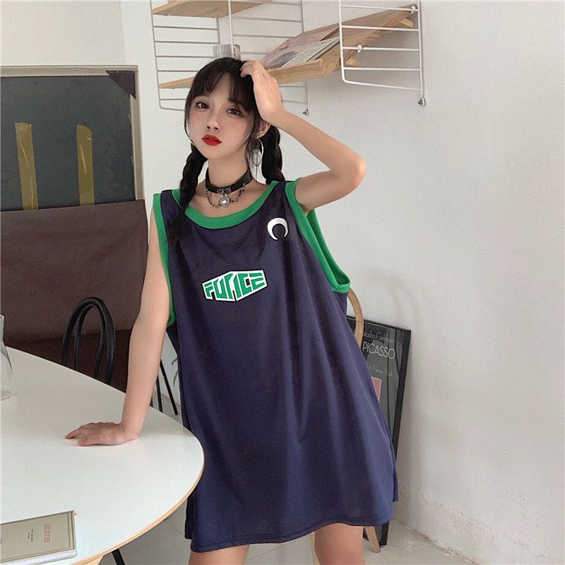 Áo Thun Thể Thao Sát Nách Dáng Suông Năng Động Thời Trang Cho Nữ