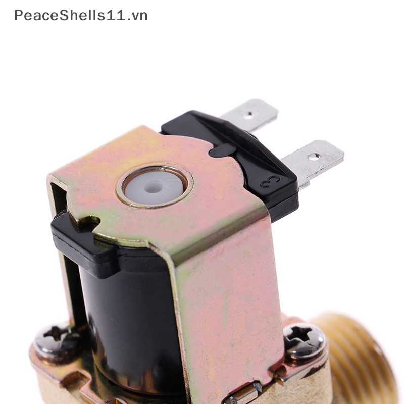 Van Điện Từ Bằng Đồng Thau G1 / 2 '' DC 12v 24v AC220v Cho Máy Nước Nóng Năng Lượng Mặt Trời