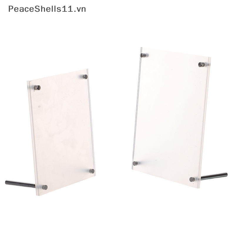 Khung Ảnh Acrylic Trong Suốt Trưng Bày Để Bàn Trang Trí