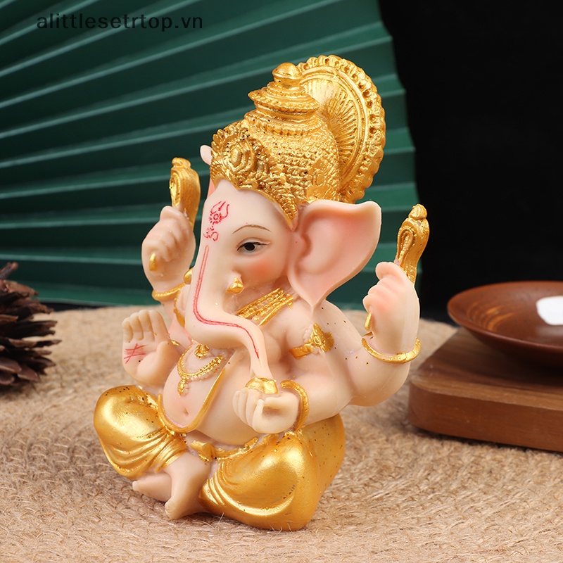 Alittlesetrtop tượng phật chúa vàng ganesha tượng phật thần voi tác phẩm điêu khắc ganesh figurines.