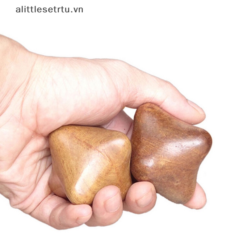 Bộ 2 Dụng Cụ Mát Xa Bàn Tay Giúp Thư Giãn Bằng Gỗ