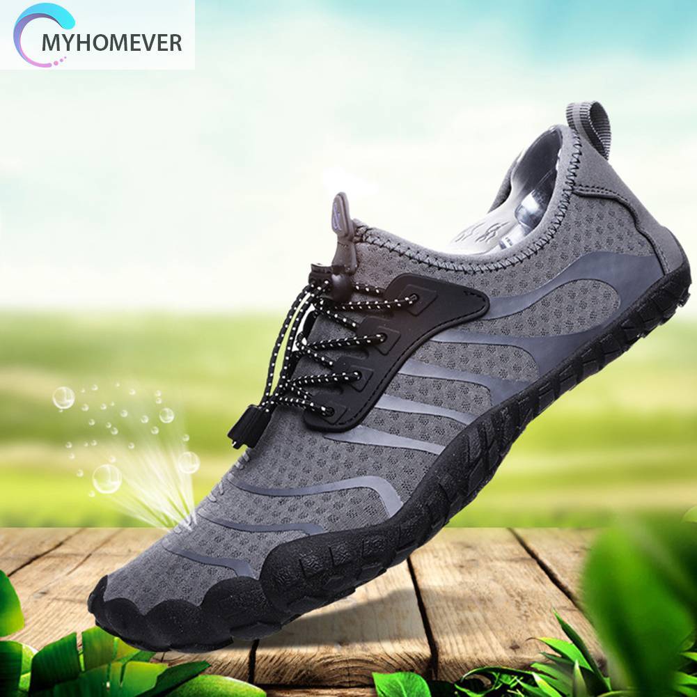 Giày Lưới Co Giãn Đi Bộ Đường Dài Cho Nam