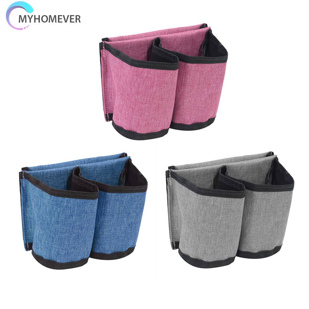 Giá Đỡ Cốc 2 Ngăn Bằng Vải Oxford Thoáng Khí Tiện Dụng Mang Theo Du Lịch