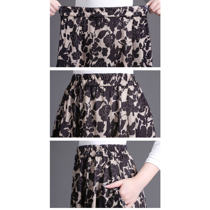 Chân Váy Dài Dáng Chữ a Chất Cotton Dáng Ôm Thời Trang Mùa Hè Hàng Mới Dành Cho Mẹ