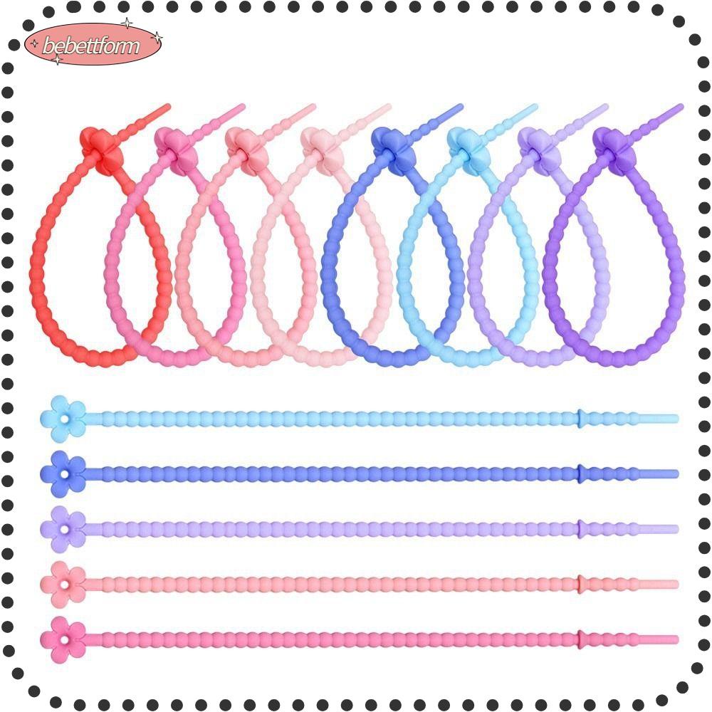 BEBETTERM Set 10 Dây Rút Tự Khóa Điều Chỉnh Tiện Dụng