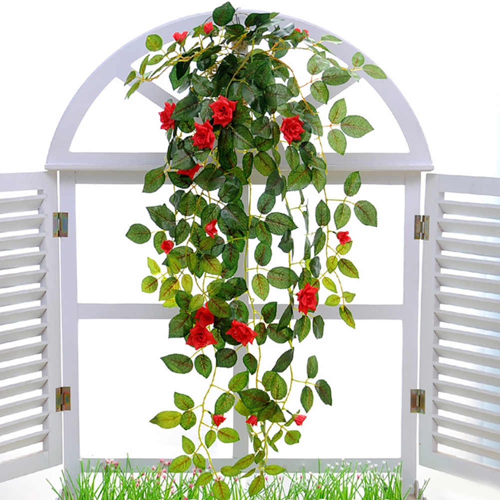 1 Nhánh Lá Hoa Nhân Tạo Trang Trí Nhà Cửa / Tiệc Cưới DIY