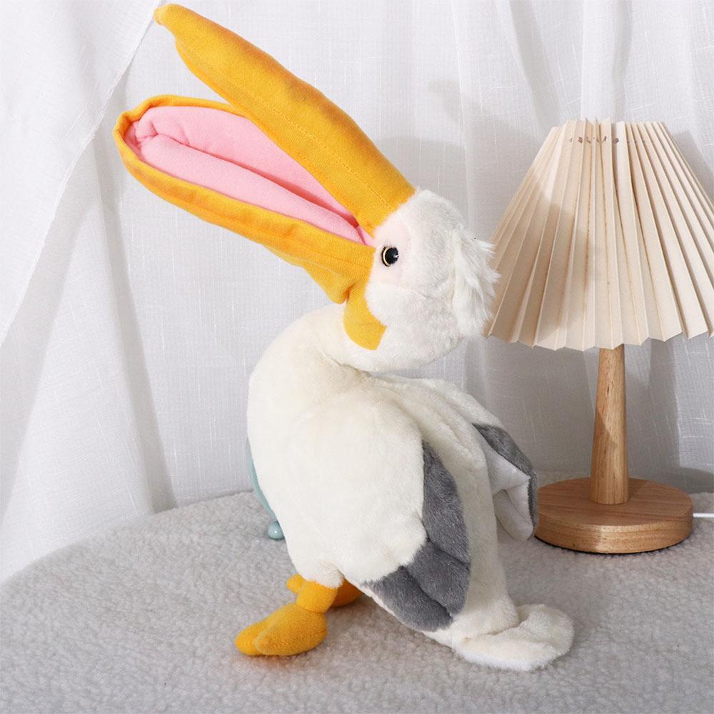 Đồ chơi nhồi bông Hình Động Vật Miệng To 30cm Mềm Mại Đáng Yêu Cho Bé