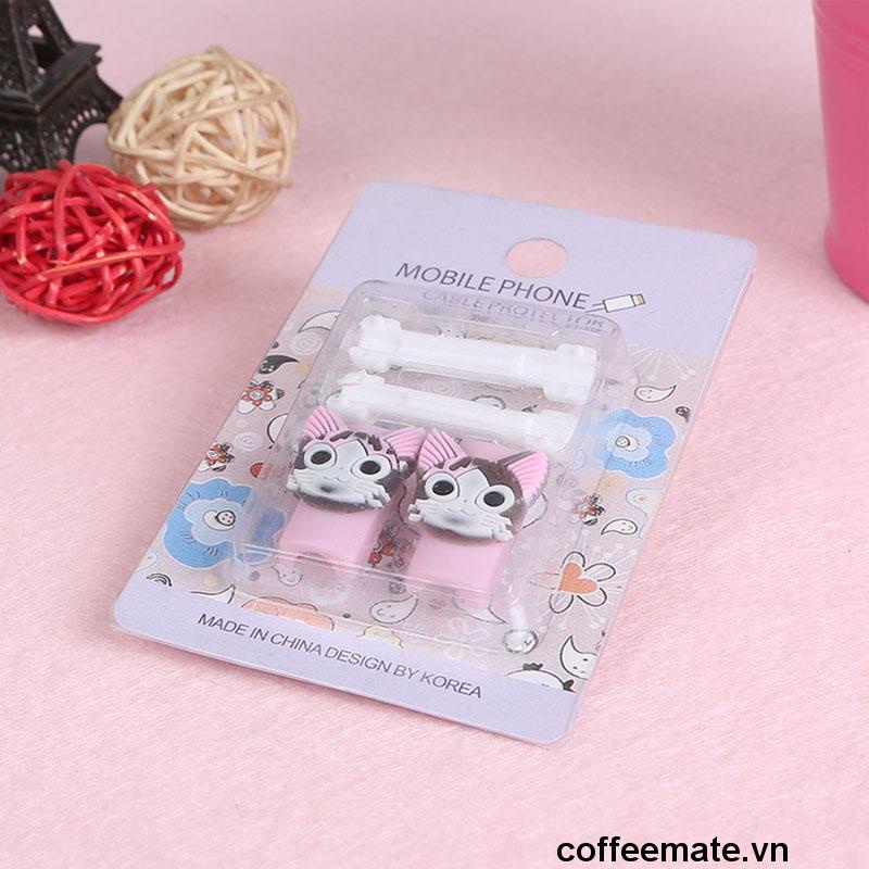 ⚡Nút Gắn Bảo Vệ Dây Cáp Sạc, Tai Nghe Hình Thú Hoạt Hình Ngộ Nghĩnh