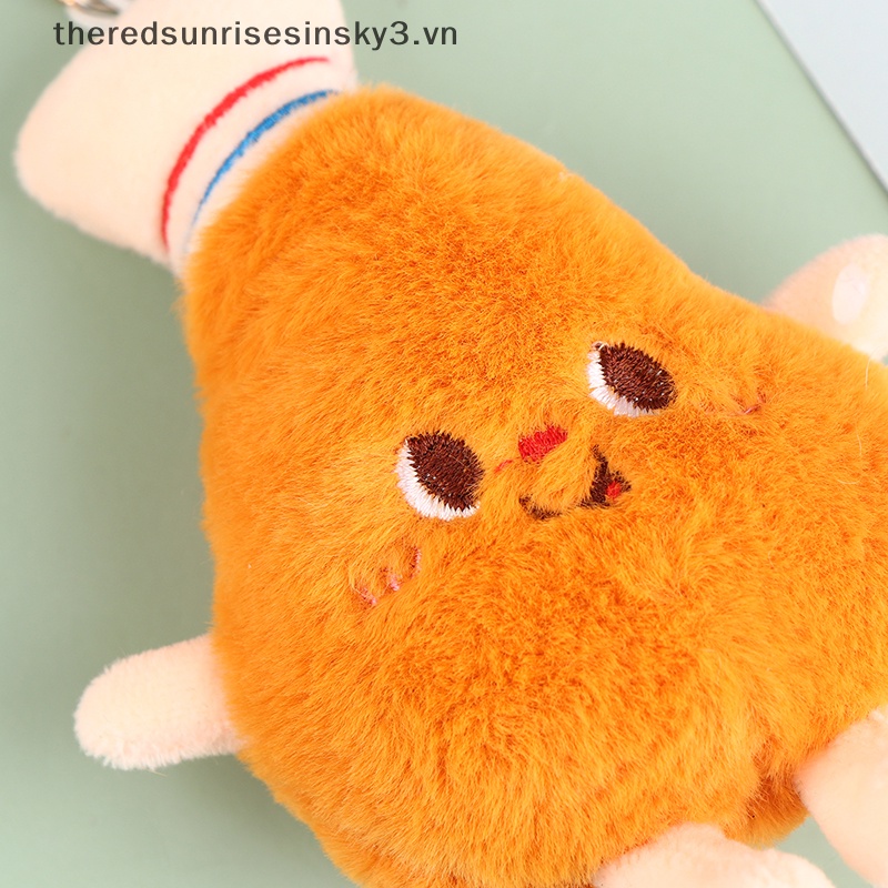 1 Móc Khóa Hình Đồ Ăn Nhồi Bông Ngộ Nghĩnh Thời Trang