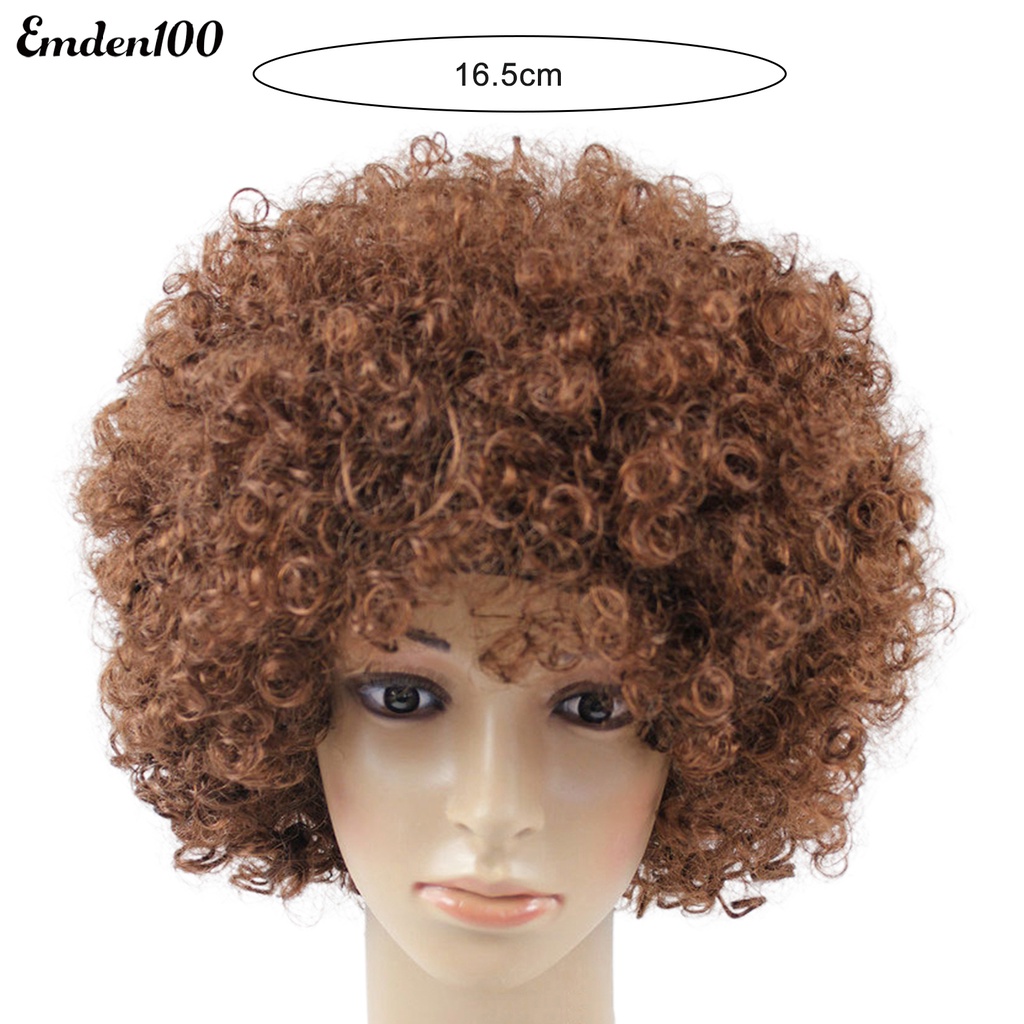 Bộ Tóc Giả Có Mái Ngố Hóa Trang Chú Hề Cho Người Lớn