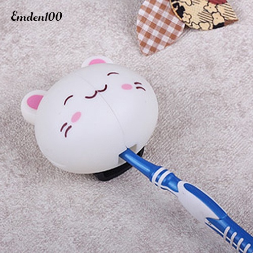 Giá Đỡ Bàn Chải Đánh Răng 3D Có Giác Hút Gắn Tường Họa Tiết Hoạt Hình Dành Cho Phòng Tắm